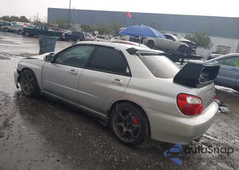2002 Subaru Impreza Wrx from USA, damaged, VIN JF1GD29672G502820